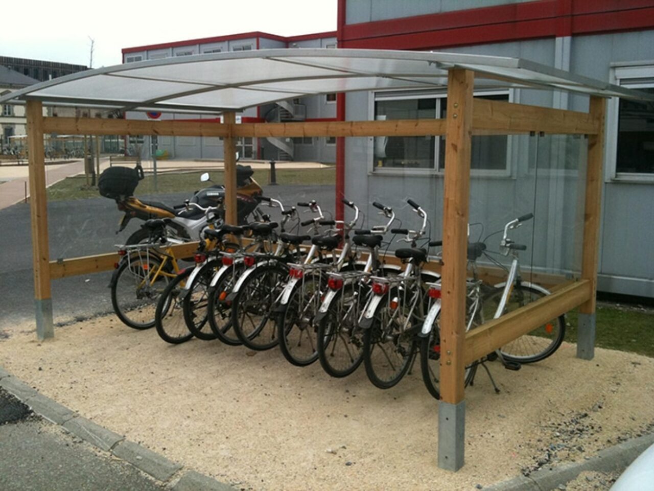 Abri vélos ouvert - Viadène Bois - Simple