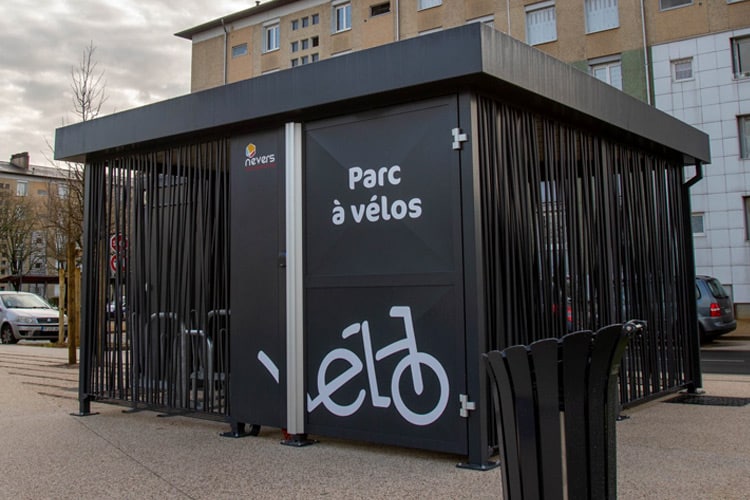 Abri velos sécurisé Modul'ere Agglo de Nevers (58) - Gare