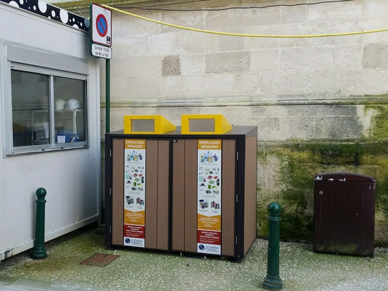 Appel d'offres remporté par Abri Plus pour l'aménagement de conteneurs poubelles sur l'agglo Sables Olonne (85)