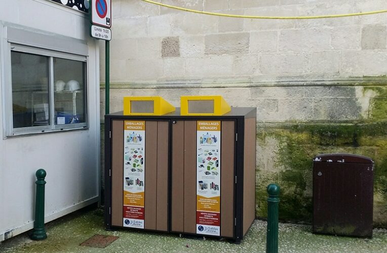 Appel d'offres remporté par Abri Plus pour l'aménagement de conteneurs poubelles sur l'agglo Sables Olonne (85)