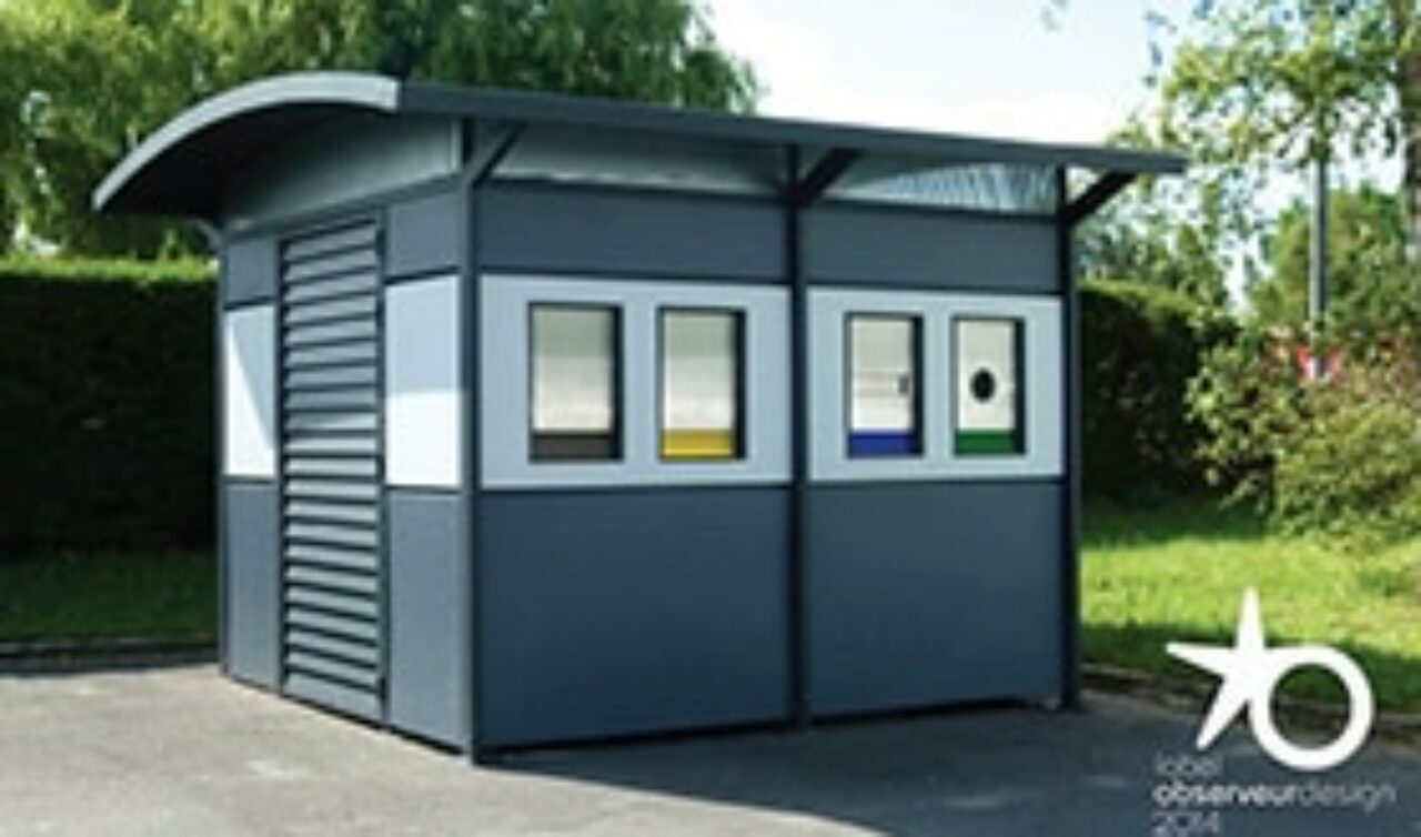 Abri Plus Fabricant Français abri conteneur abri poubelles Modèle Beauvais Parc