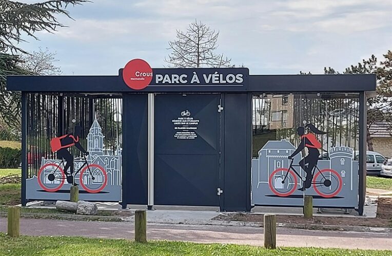 Parc à vélos MODUL ERE d'Abriplus - CROUS de Normandie - Caen (14)