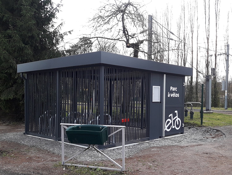 Parc a velos sécurisé Modul Ere à  Nevers (58)