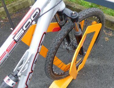 Rack vélos - Support Caligo - Orange placement vélo
