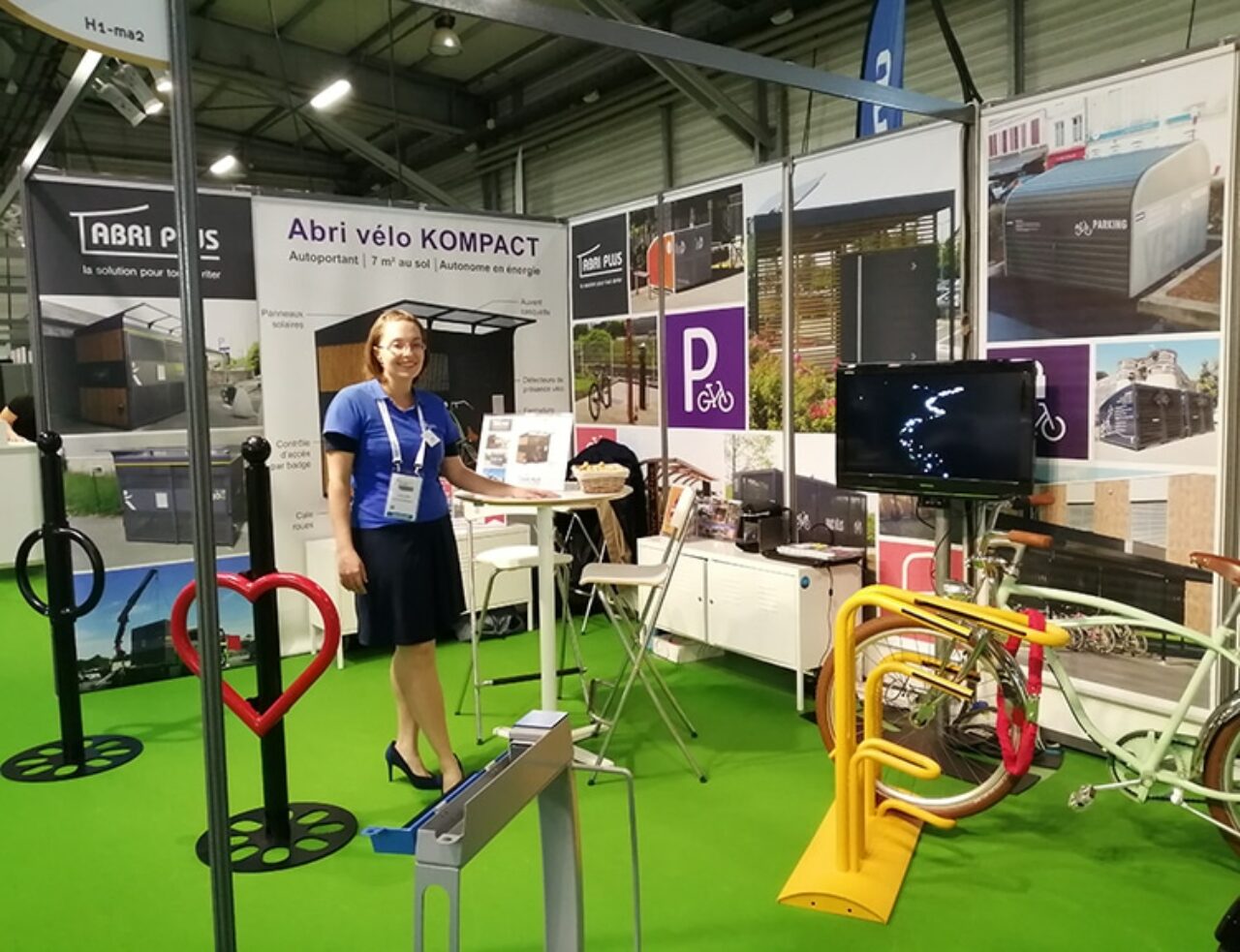 Stand d'Abri Plus aux Rencontres Nationales du Transport Public à Nantes (44)