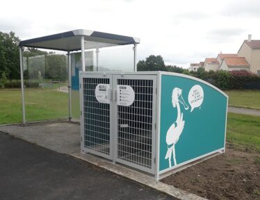 Stationnement velo individuel et sécurisé - Vel'Box - Le Bignon - CC de Grand-Lieu (44)