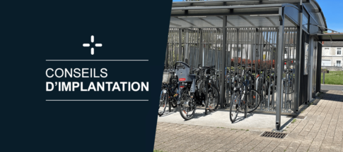 Conseils d'implantation abris vélos