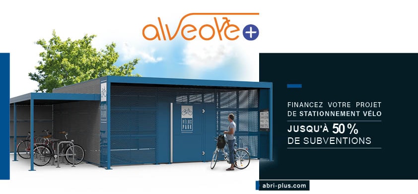 Programme Alvéole plus - abri velo