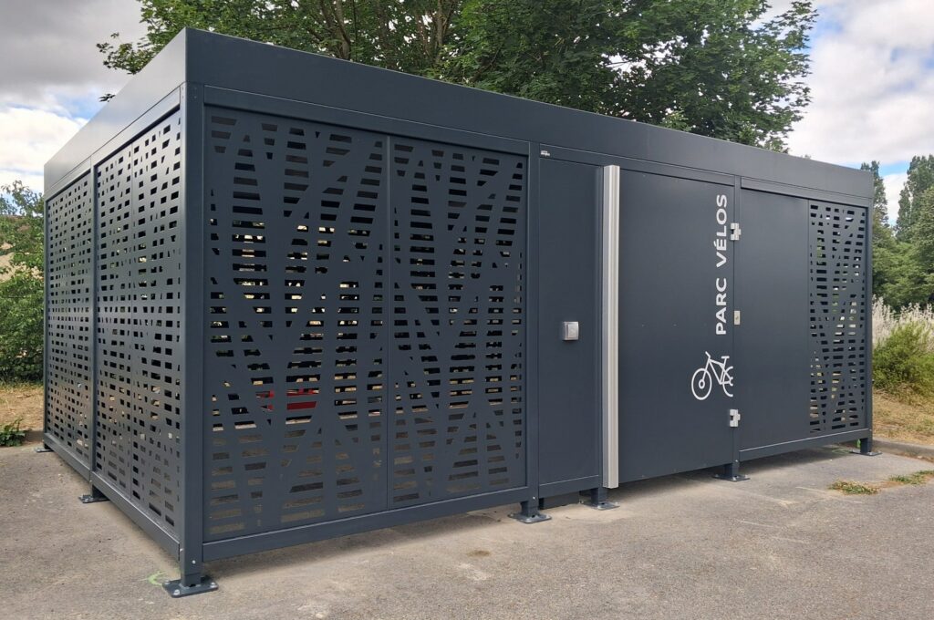 Abri plus - Abri vélos sécurisé Mosaïc EPSVE Neuilley sur marne (93)