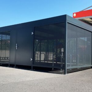 Abriplus - abri velo exterieur Auchan (43) Brices Charensac