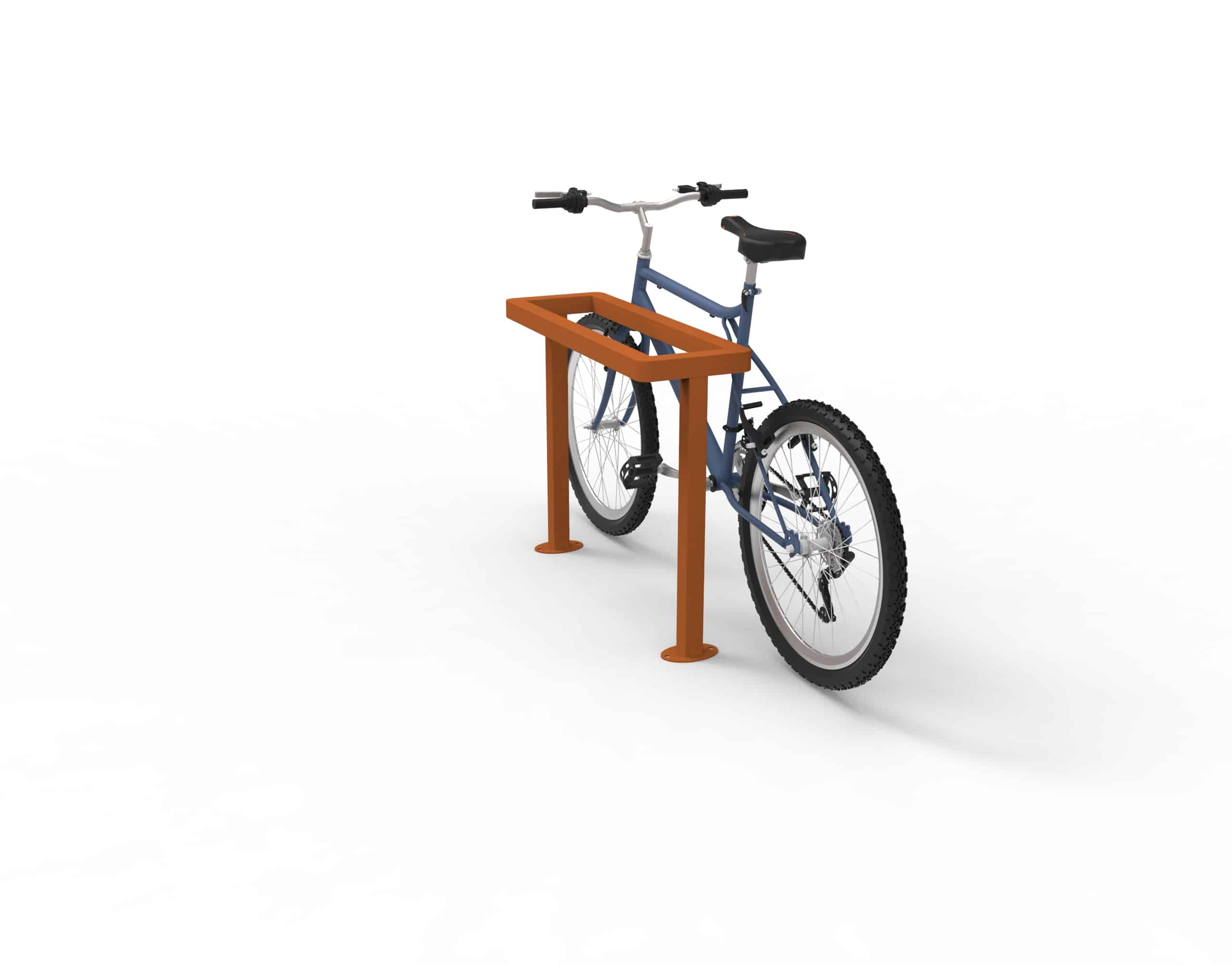 Support à vélos Râtelier Vélo au Sol en pour 1 Vélos, Rangement de