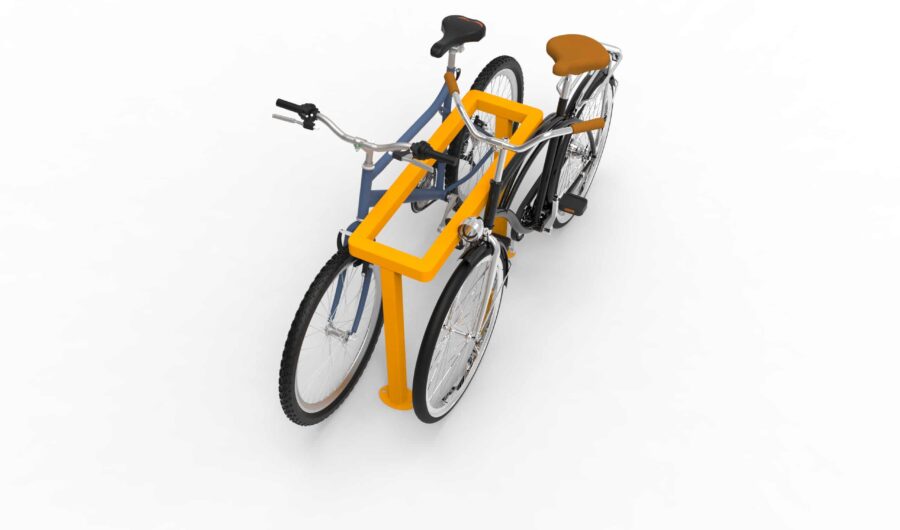 Abriplus - Borne vélo en O - Arceau vélo ergonomique