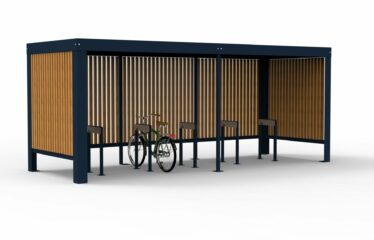 Abriplus - Abri en bois pour vélos - PESCARA bois