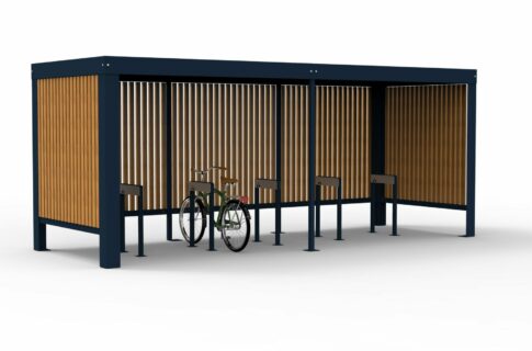 Abriplus - Abri en bois pour vélos - PESCARA bois