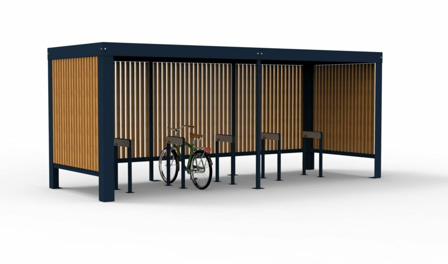 Abriplus - Abri en bois pour vélos - PESCARA bois