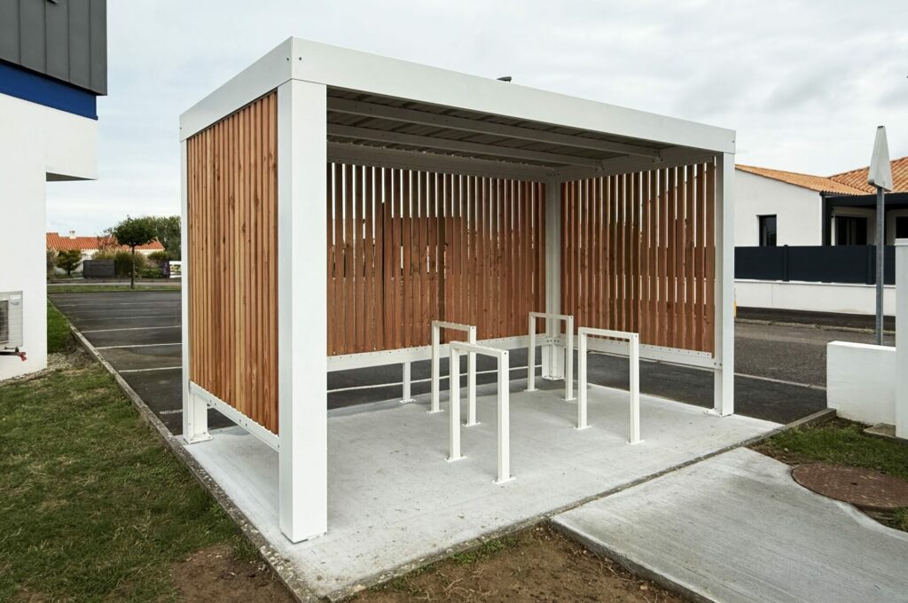 Abriplus - Abris en bois pour vélos - Abri vélo Pescara