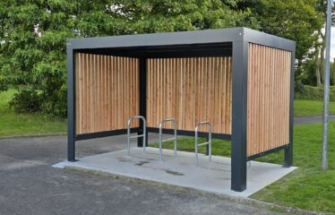 Abriplus - Parc vélos équipé Pescara - Salle CoatDaniel (29) Ploudaniel