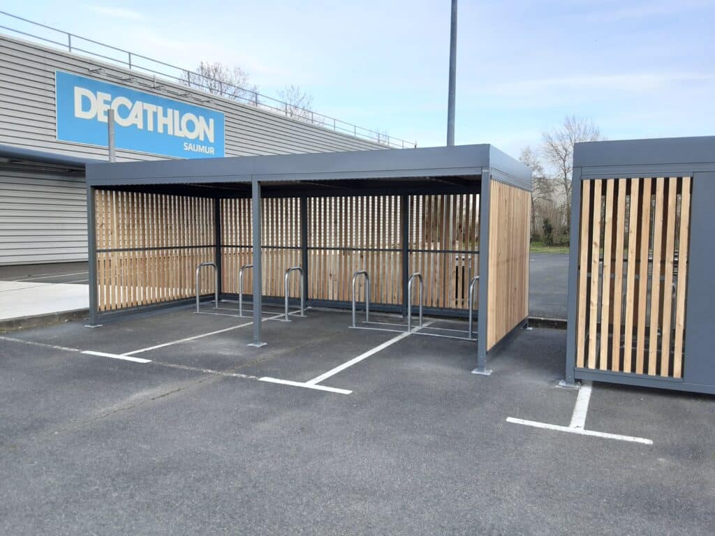 Abri Plus - Abri vélo libre service Mosaïc - Decathlon Saumur