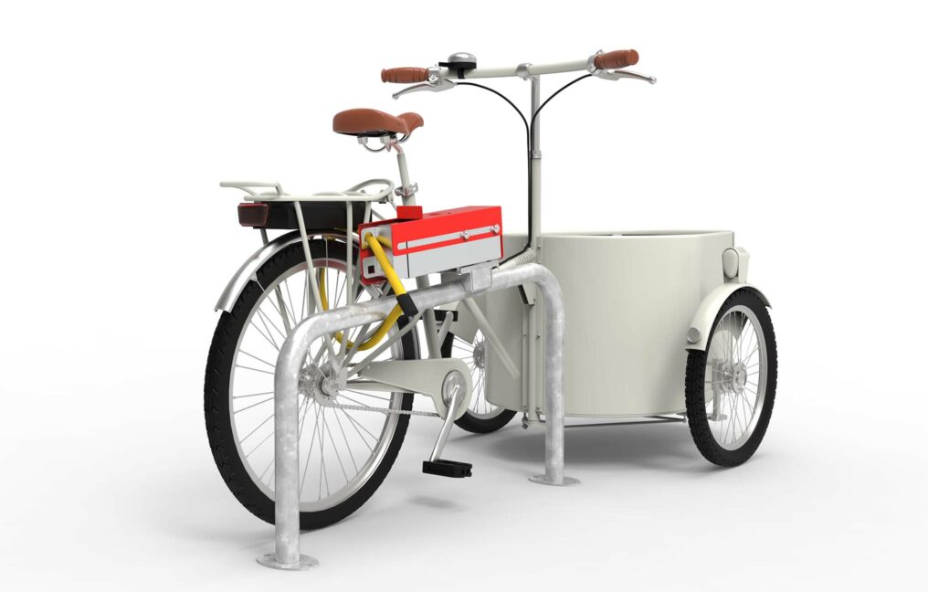 Borne de recharge pour vélos à assistance électrique (VAE) - Abri Plus - Vue 1