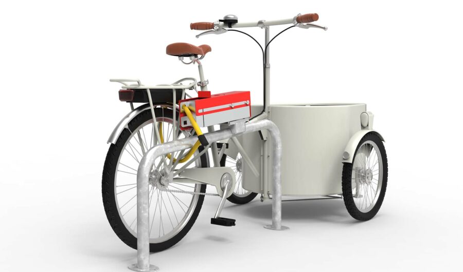 Borne recharge vélo Cargo - Arceau E-Cargo park | Abri Plus - Vue 4