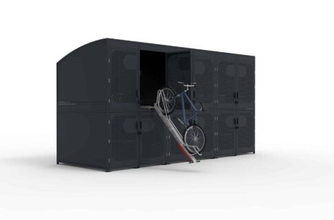 Consigne vélo, Box vélo, Cyclobox - Modèle Vél'Box Angers - Vue 1