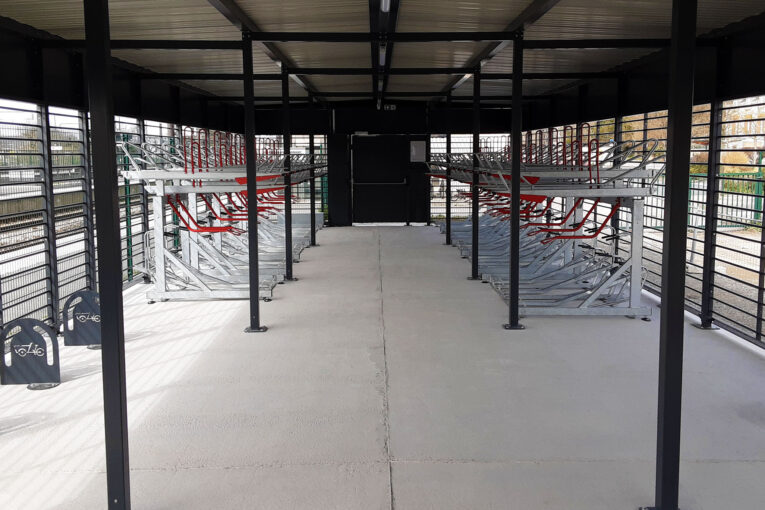 Abri vélo sécurisé Modul'Ere avec supports vélos 2 ParkUp
