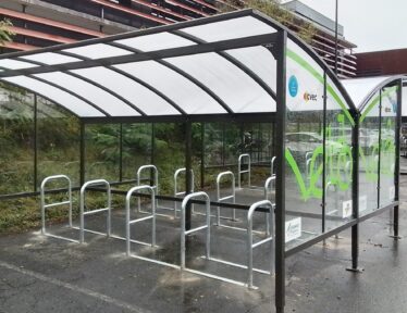 Abriplus - Abri vélos ouvert modèle Grand Lieu - Campus du Perigueux (24)