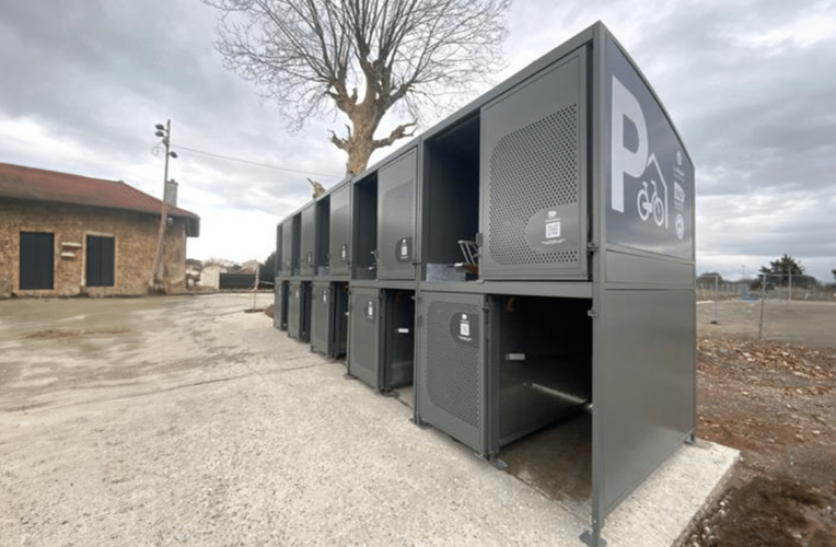 Abriplus - Consigne à vélos - Vel'box étage - Gare SNCF