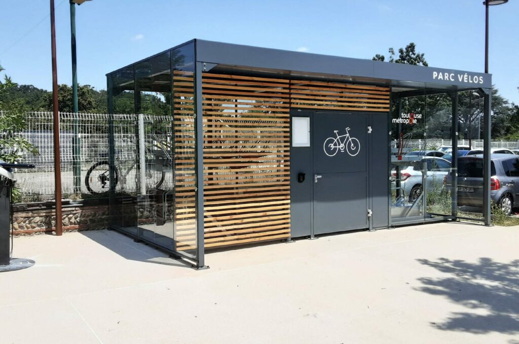 Abri Plus - Parc vélo sécurisé Square + - Gare (31) Pibrac