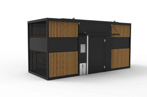 Abriplus - photos 3D - abris vélos sécurisés Nomad