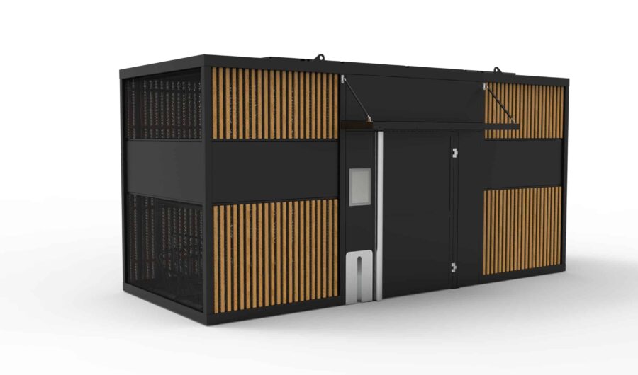 Abriplus - photos 3D - abris vélos sécurisés Nomad