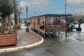 Abriplus - Carrefour (64) St Jean de Luz - 2 Abris Chariots TP50 S verre + bois