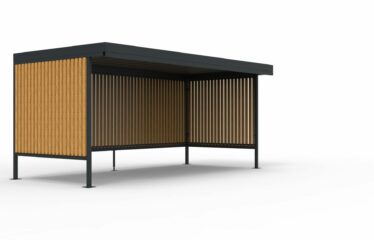 Abri Plus - 3D abri vélos Beaulieu BOIS