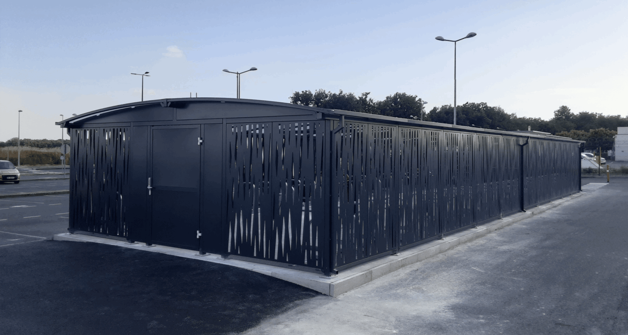 Abriplus - parking vélos sécurisé - MBDA (27) Le Subdray