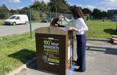 Abri bac biodéchets Biodflux - Utilisation