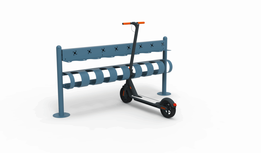 Abriplus - Nouveau support Trottinettes 8 Places