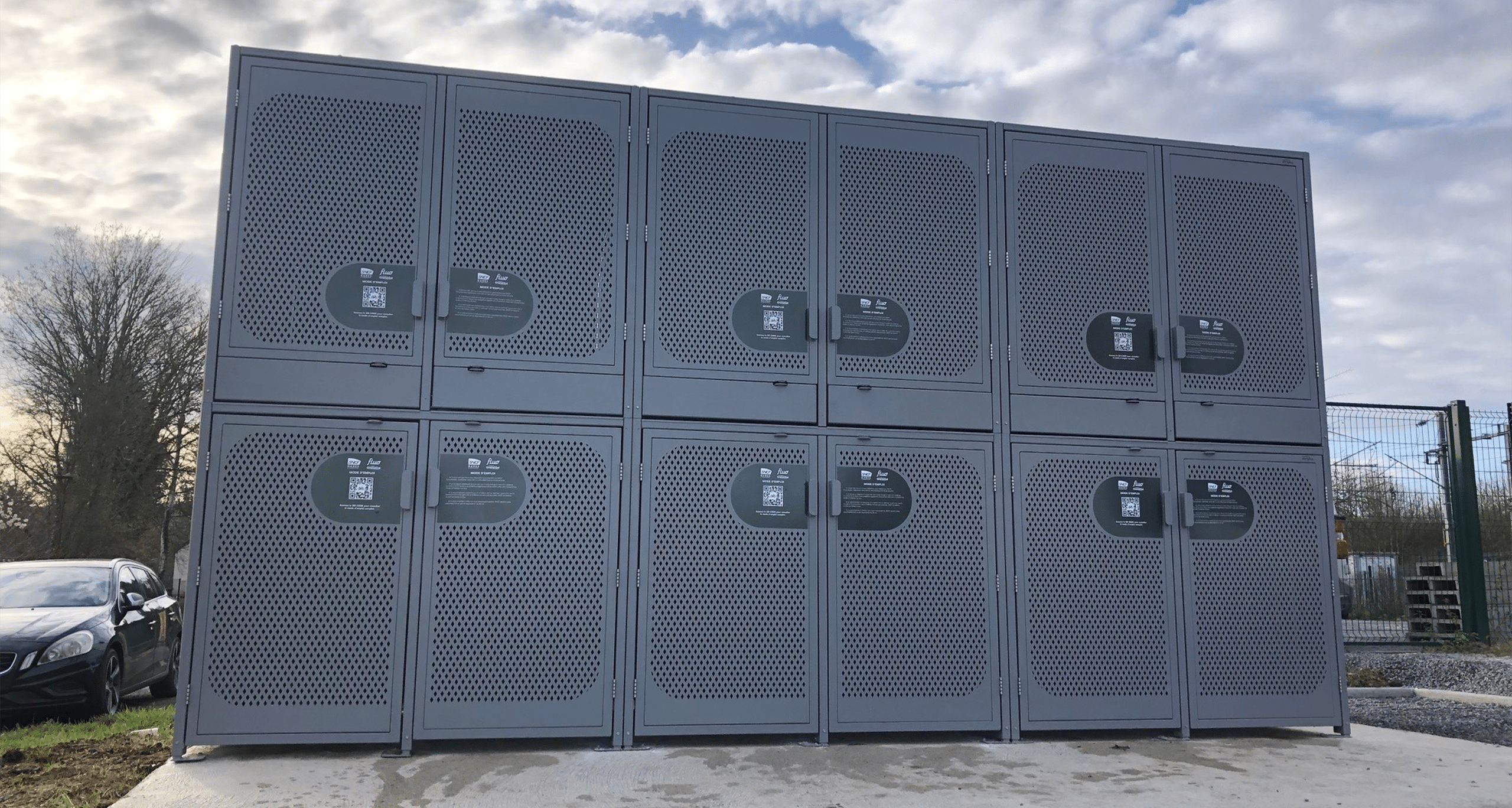 Abri vélos Vel'Box à étage