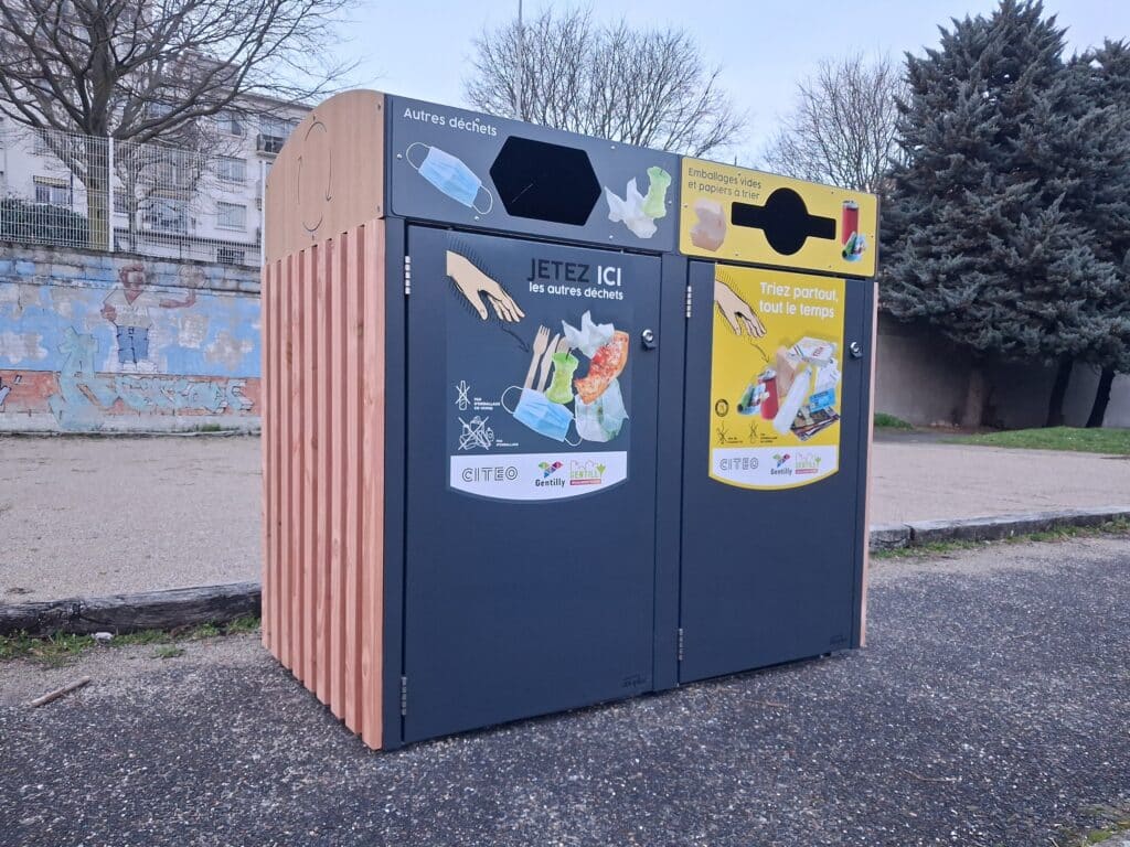 Abri poubelles collectivités Multiflux