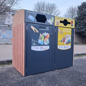 Abri poubelles collectivités Multiflux
