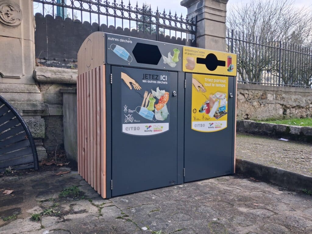 Abri poubelles collectivités Multiflux