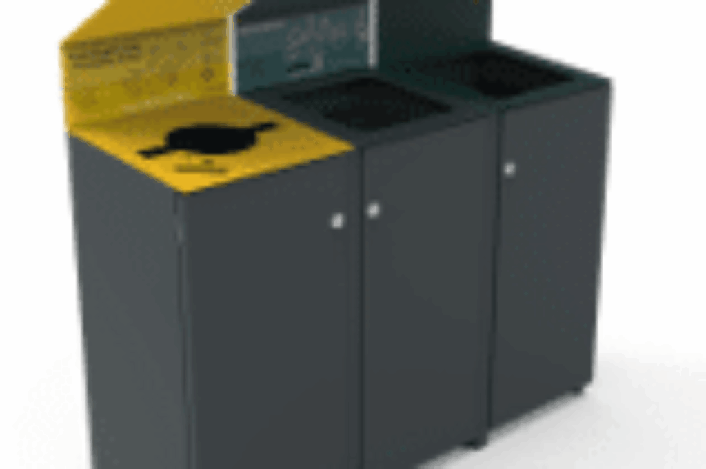 Corbeflux-corbeille tri sélectif extérieure - Tri flux