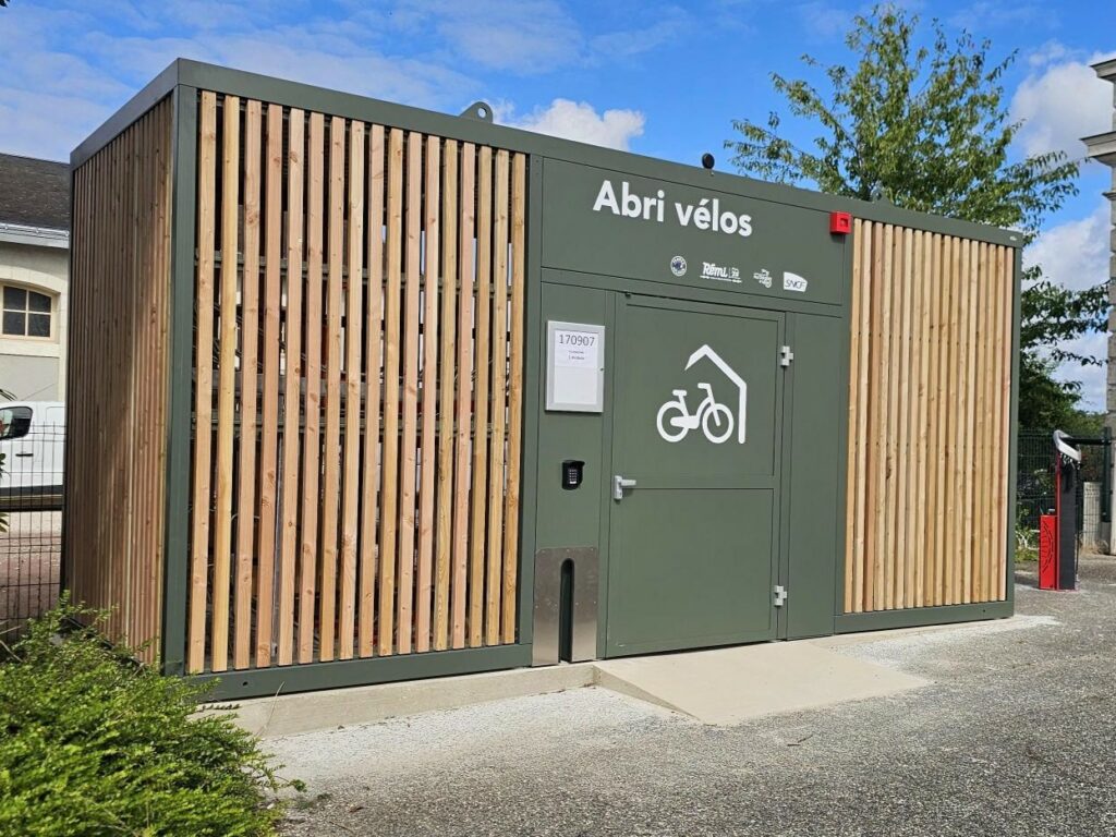 Abri vélo sécurisé Mosaic gare Vendôme
