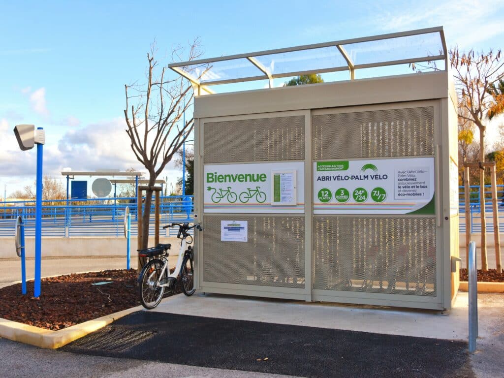 Abri vélo sécurisé fermé Kompact pour agglomération