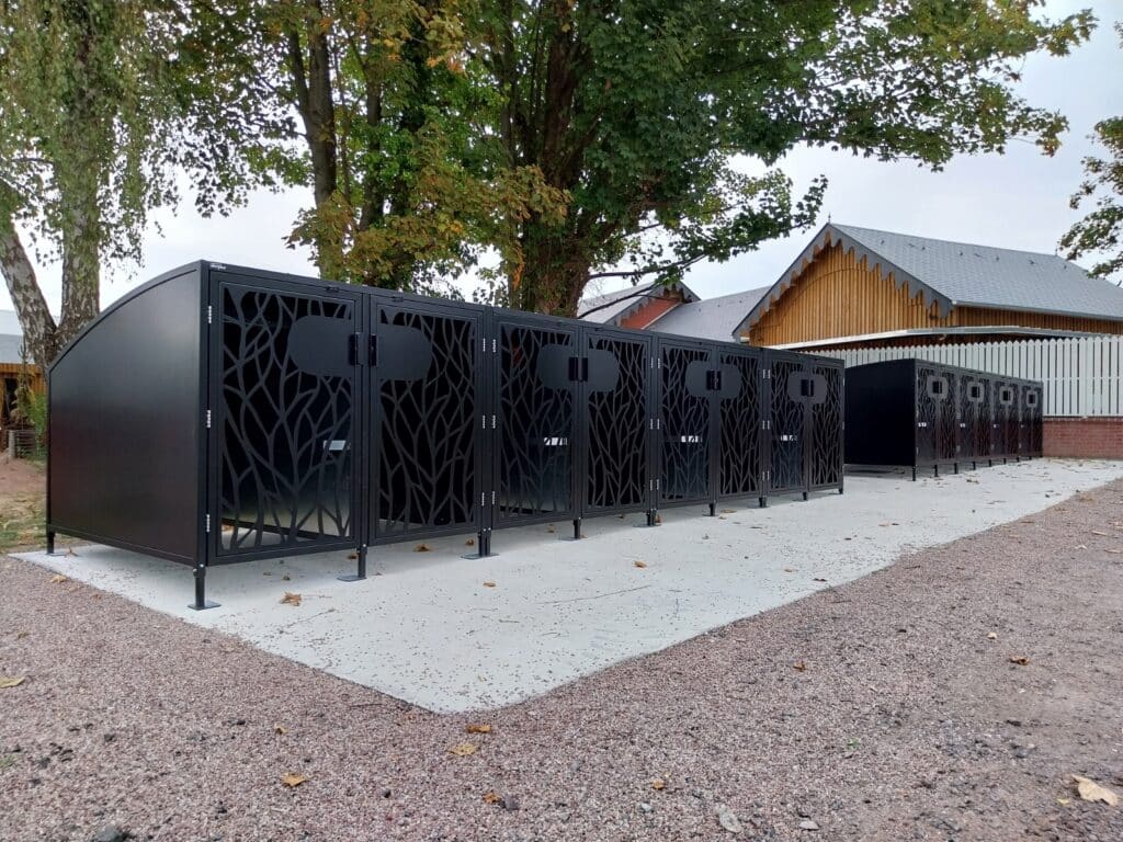 Consigne vélo fermée Vel'Box parking Honfleur