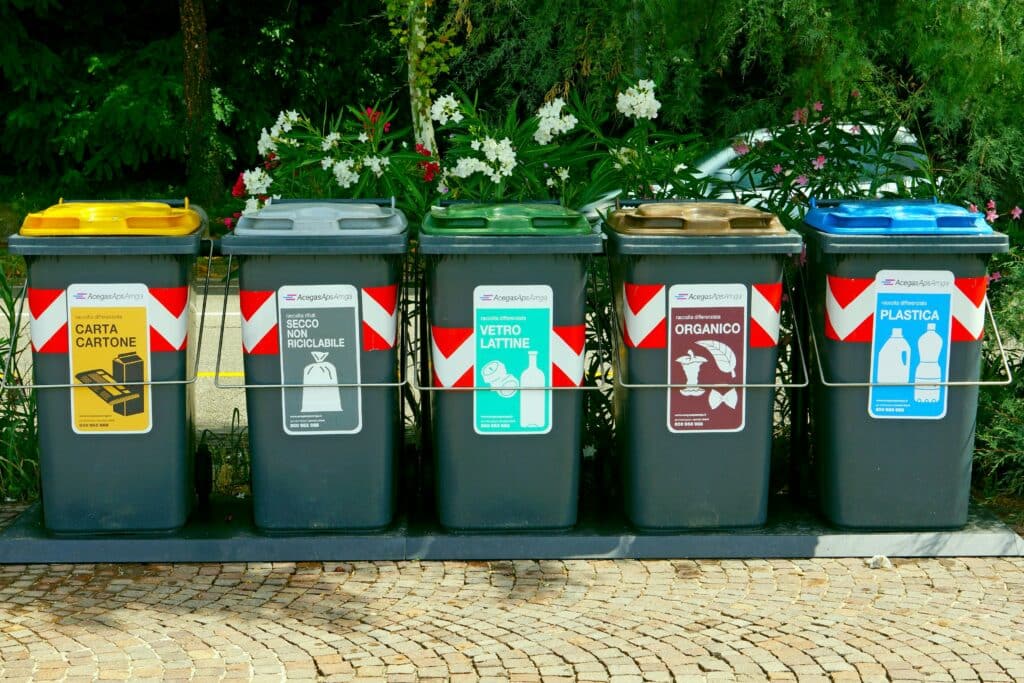Espace déchets organisé