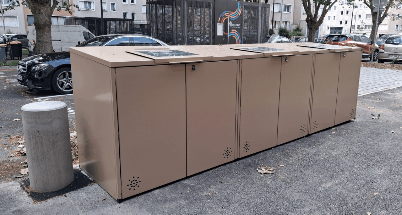 Abris bacs poubelles Bonnos à Villejuif